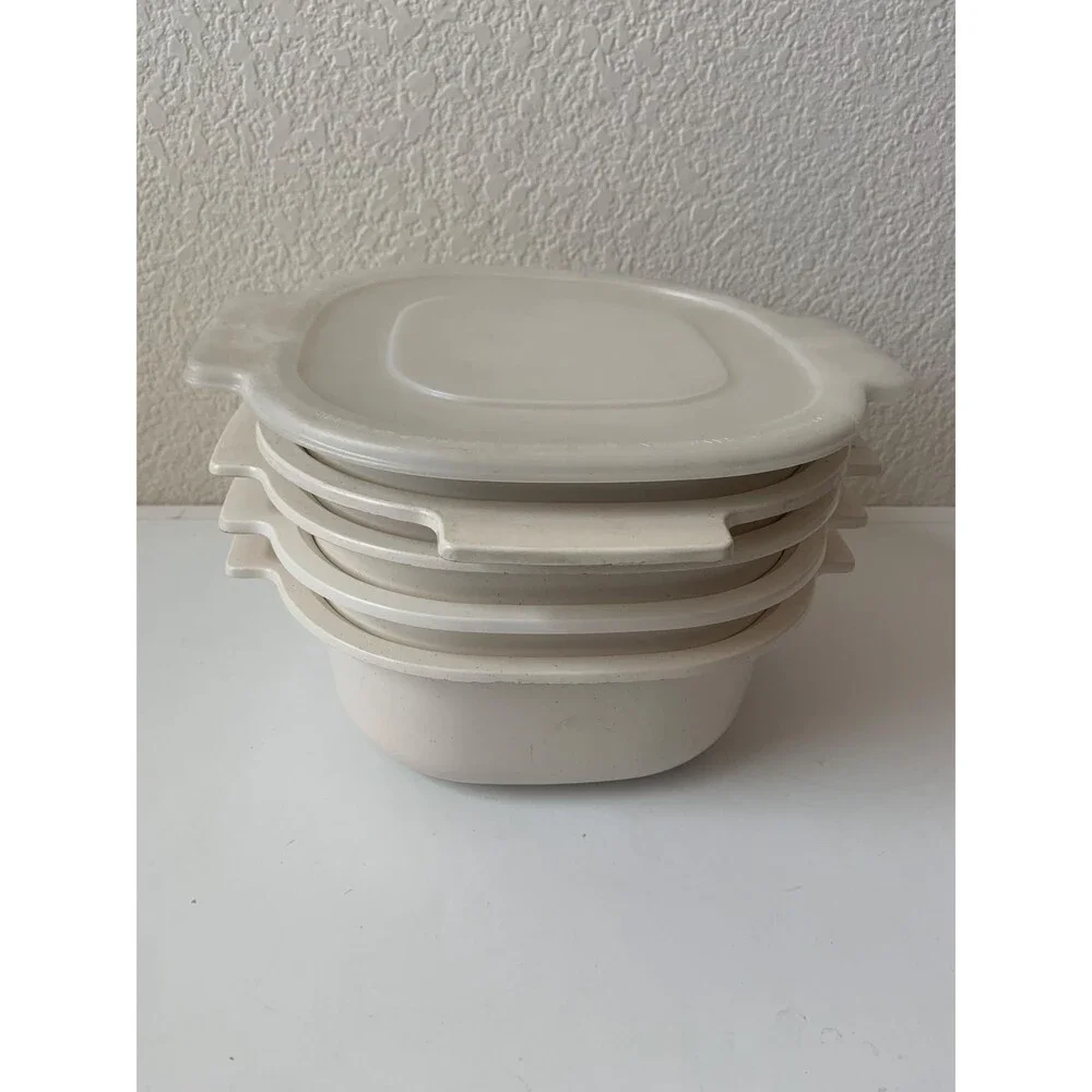 Rubbermaid Stack Cooker Microwave Set Of 5 Healthy Cooking Almond